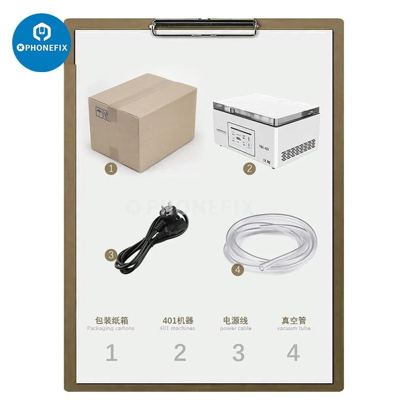 TBK 401 LCD Vacuum Laminating Machine Flat Curved Screen Refurbish - Image 5