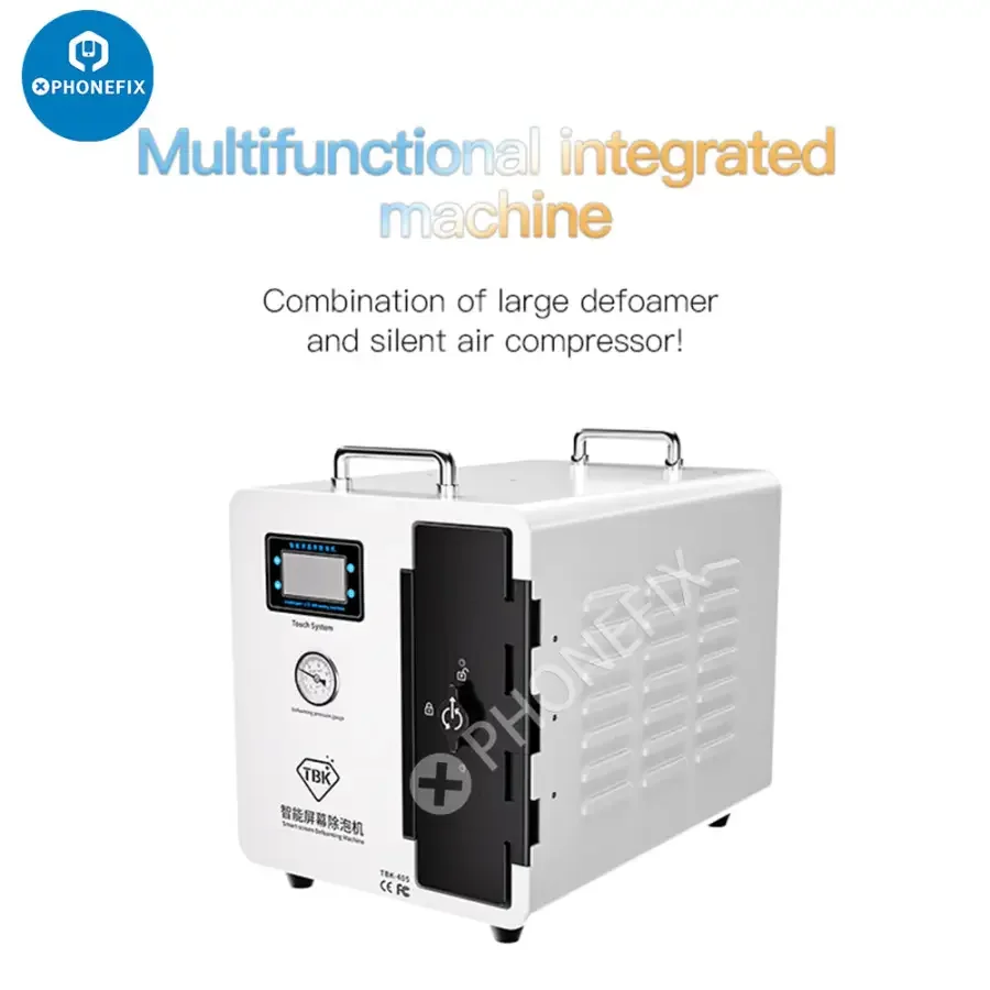TBK-405 15-inch Smart Screen Defoaming Bubble Remover Machine - Image 2