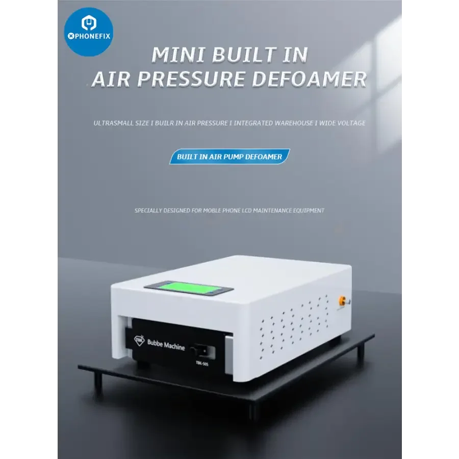 TBK 505 Mini Built-in Air Pressure Defoamer Machine For LCD Refurbish - Image 2