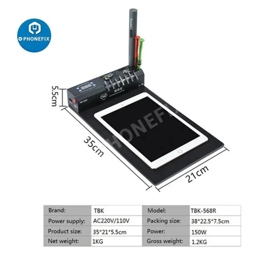 TBK-568R 568A LCD Screen Separating Machine Pre-Heating Platform - Image 10