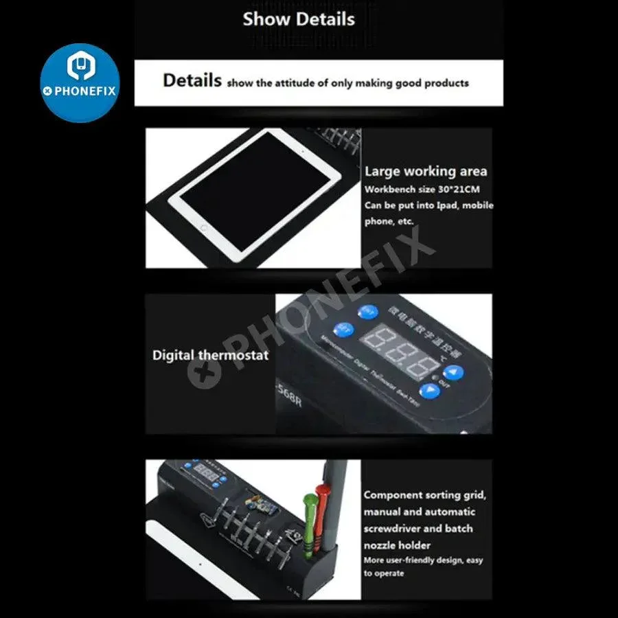 TBK-568R 568A LCD Screen Separating Machine Pre-Heating Platform - Image 9