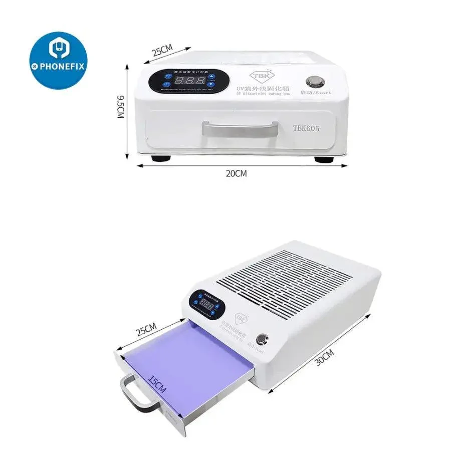 TBK-605 Mini UV Curing Box Oven For Phone LCD Repair Machine - Image 2
