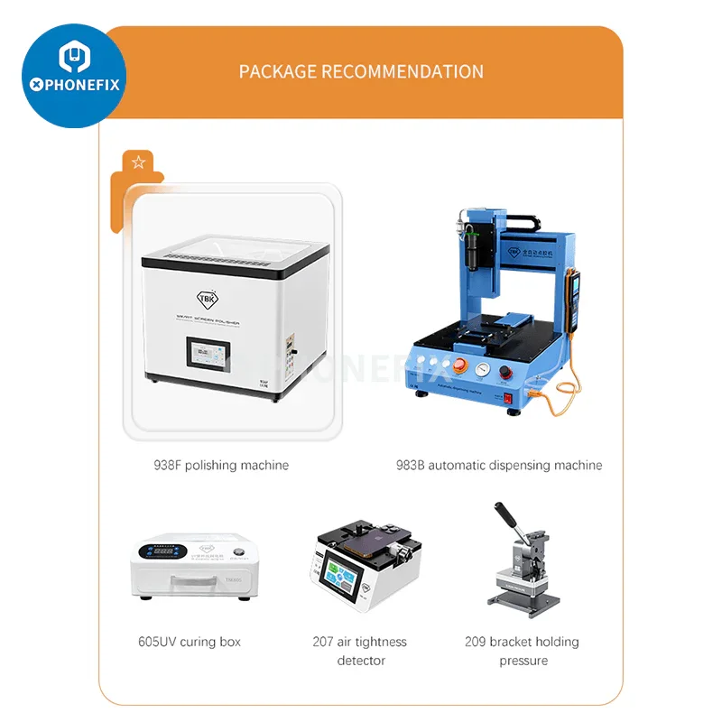 TBK 938F Auto Screen Grinding Polishing Machine Scratch Removal - Image 4