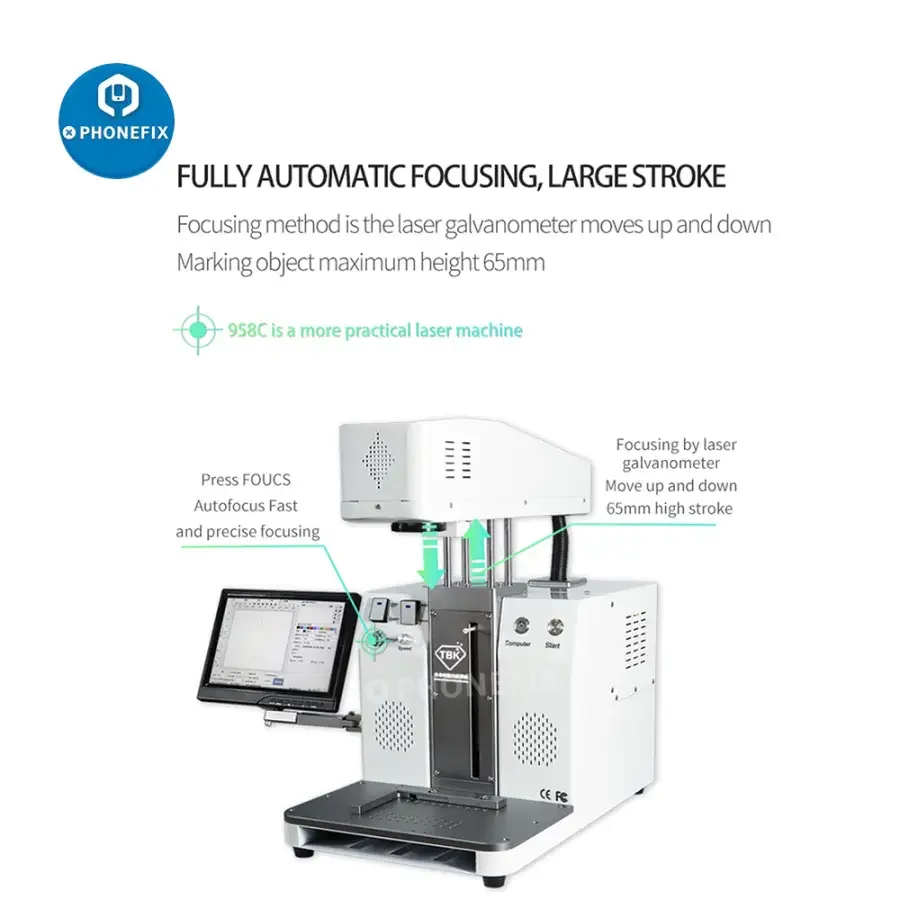 TBK-958C Automatic Back Glass Housing Separator Laser Removal - Image 9