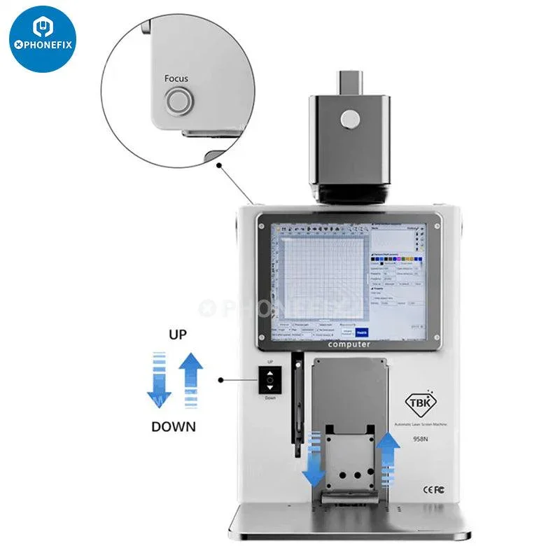 TBK 958N 2 IN 1 Automatic Laser Screen Split Marking Machine - Image 3