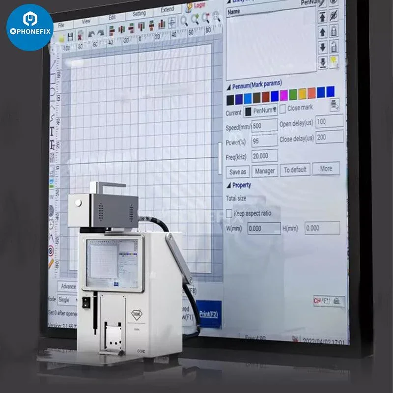 TBK 958N 2 IN 1 Automatic Laser Screen Split Marking Machine - Image 7