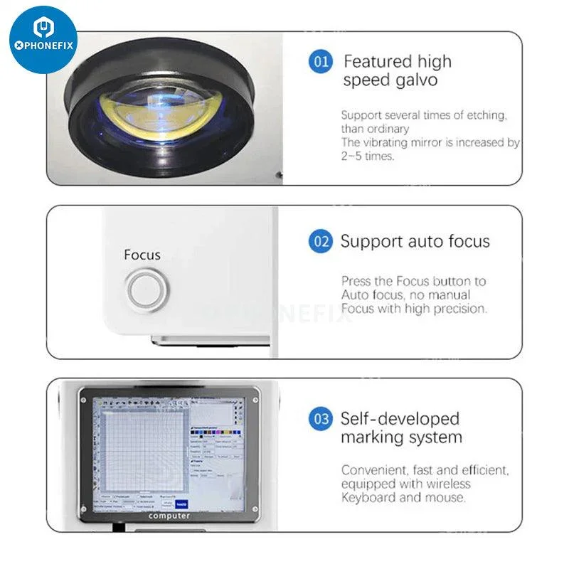 TBK 958N 2 IN 1 Automatic Laser Screen Split Marking Machine - Image 8