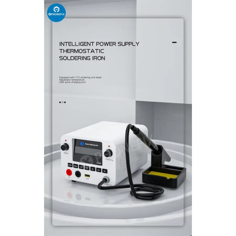TBK D-1202 Power With T12 Soldering Iron 2 In 1 Machine - Image 7