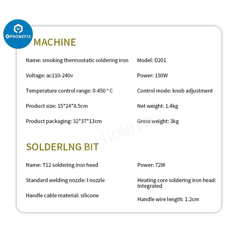 TBK D201 Soldering Iron With Fume Extractor For Welding Repair - Image 11