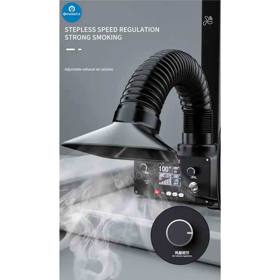 TBK D201 Soldering Iron With Fume Extractor For Welding Repair - Image 6