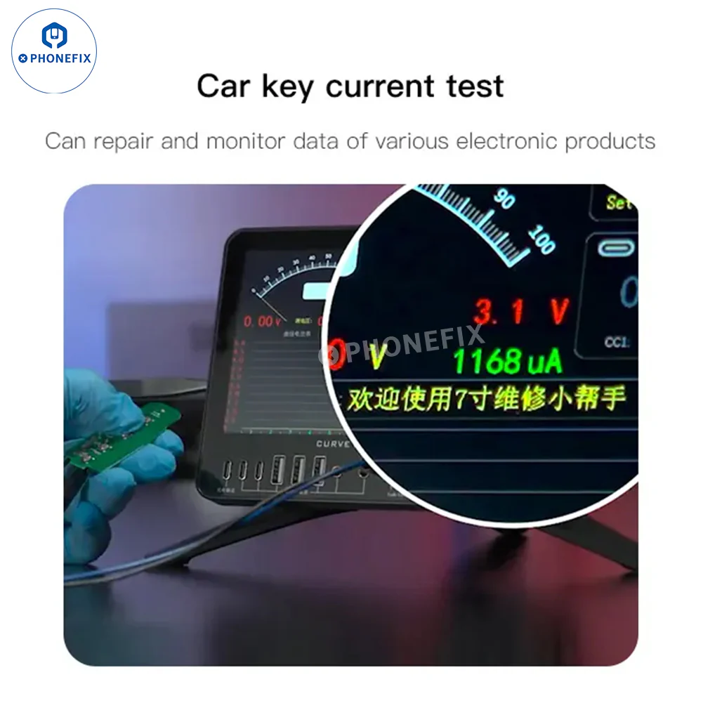 TBK D7 Curve Waveform Meter Power Supply for Mobile Phone Repair - Image 2