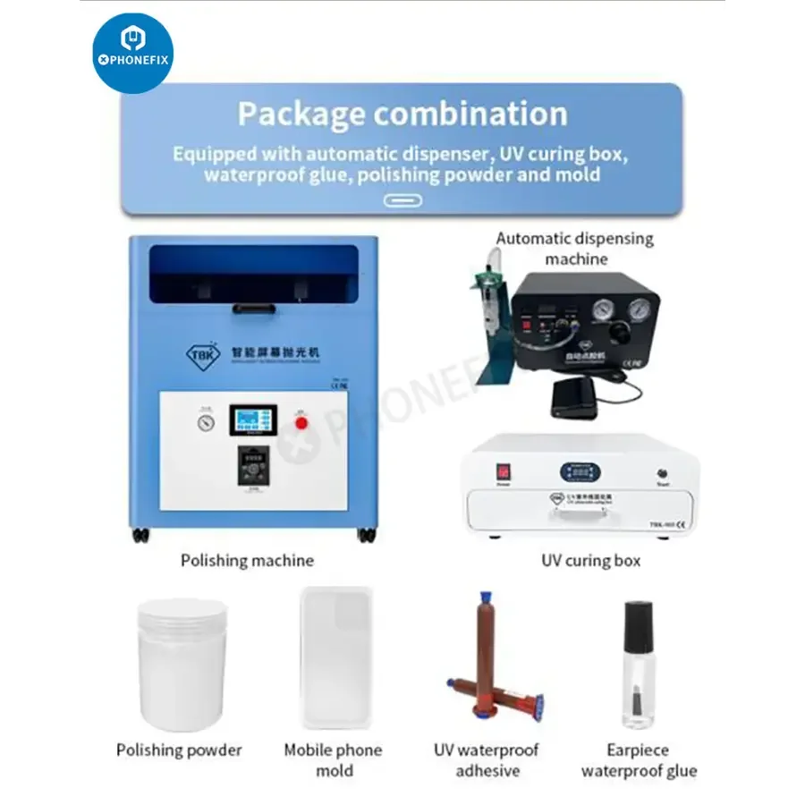 TBK938 Screen Grinding Polishing Machine For Removing LCD Scratch - Image 23