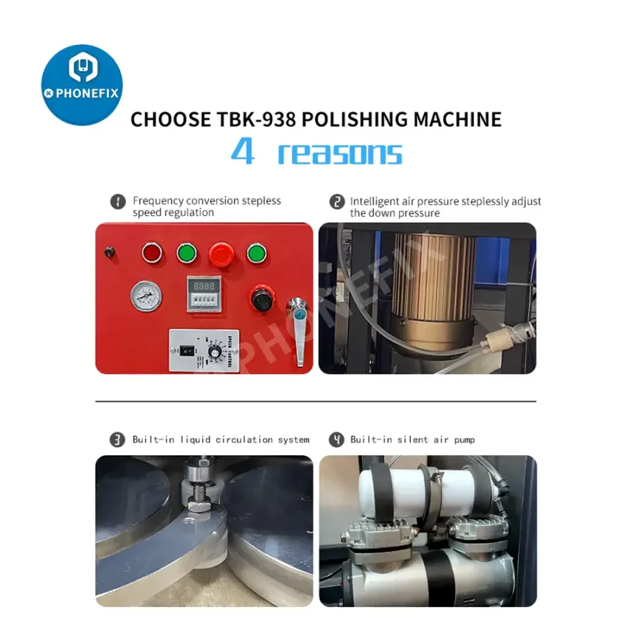 TBK938 Screen Grinding Polishing Machine For Removing LCD Scratch - Image 8