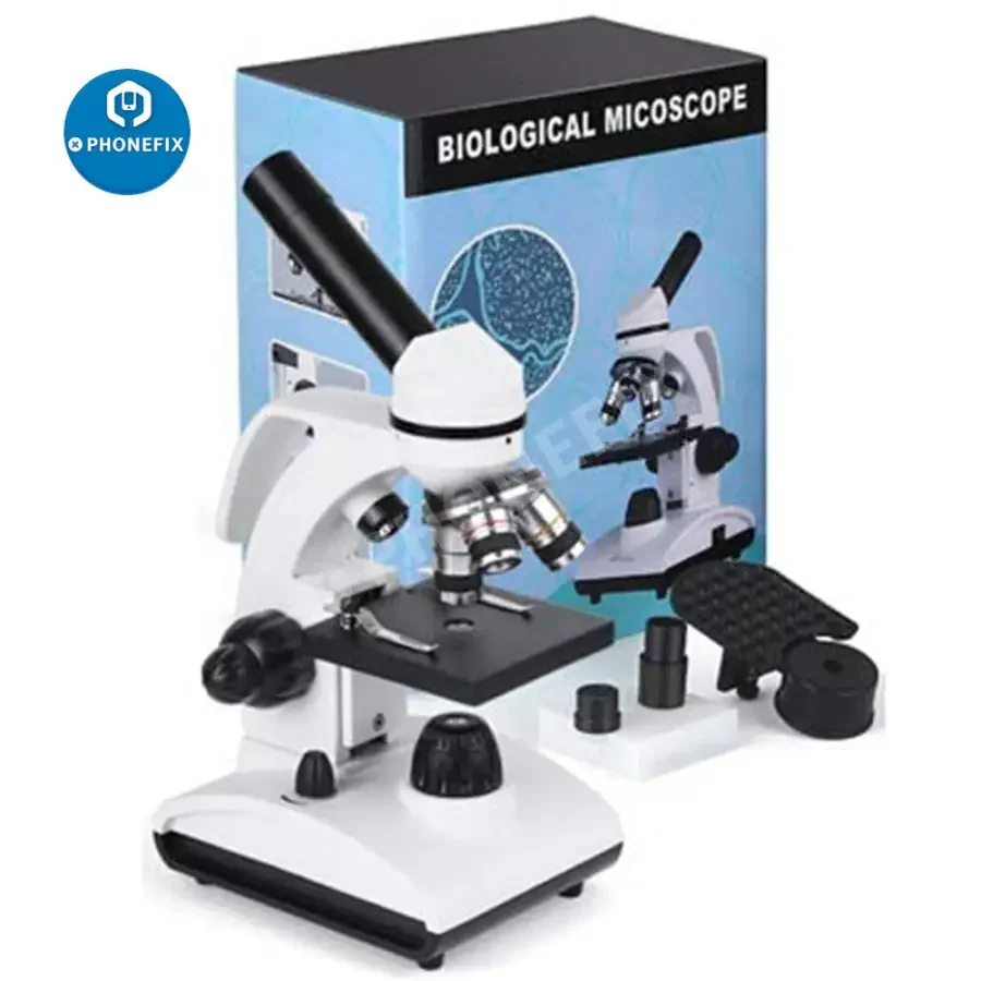 TELMU 40X-1000X Student Lab Microscopes Dual With LED Illumination - Image 2