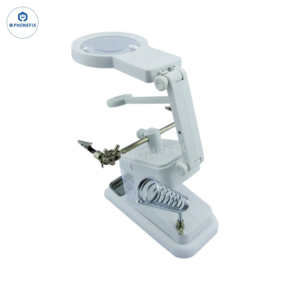 TH 7026 Desktop Welding Magnifying Glass with 10 LED Light - Image 3