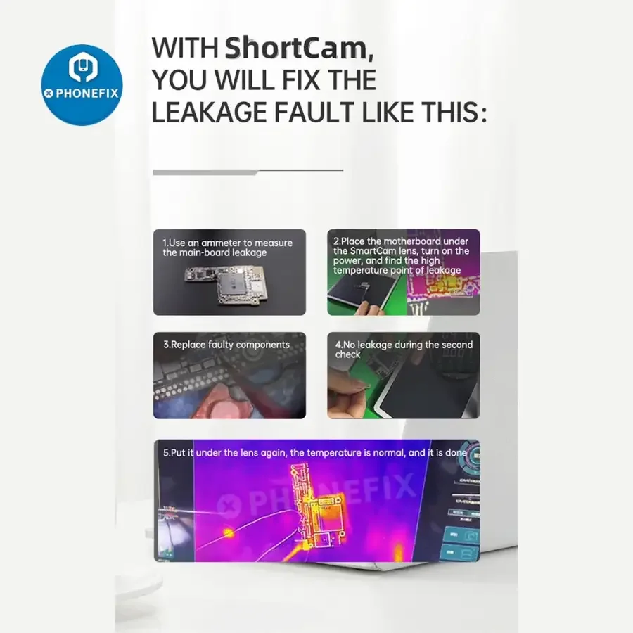 Thermal Imager Camera Qianli Toolplus Super Cam X 3D PCB Fault Detection - Image 10