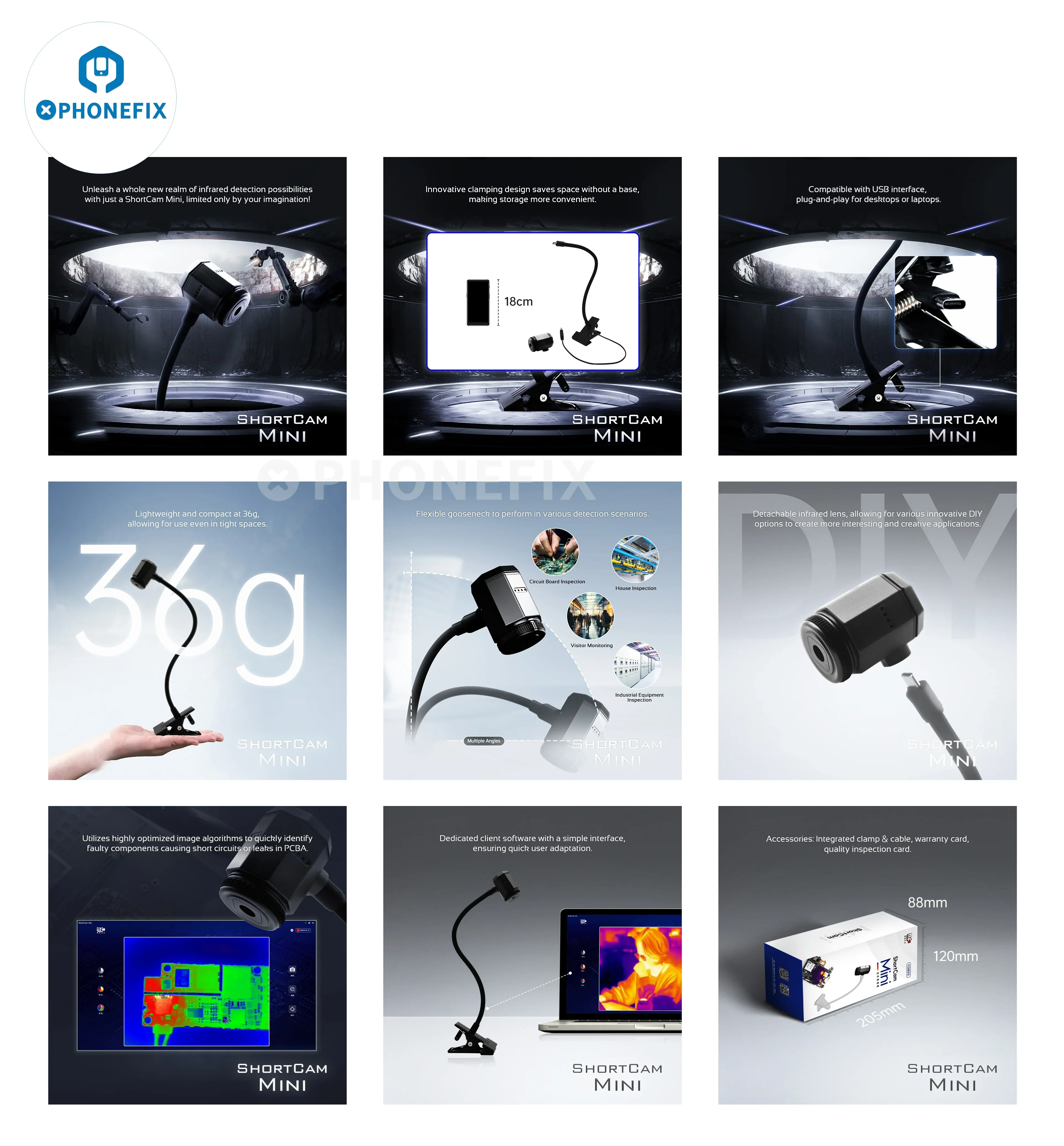 Thermal Imager Camera Qianli Toolplus Super Cam X 3D PCB Fault Detection - Image 14