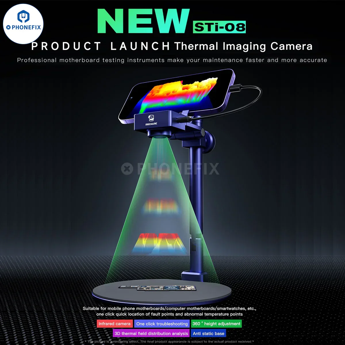 Thermal Imager Camera Qianli Toolplus Super Cam X 3D PCB Fault Detection - Image 16
