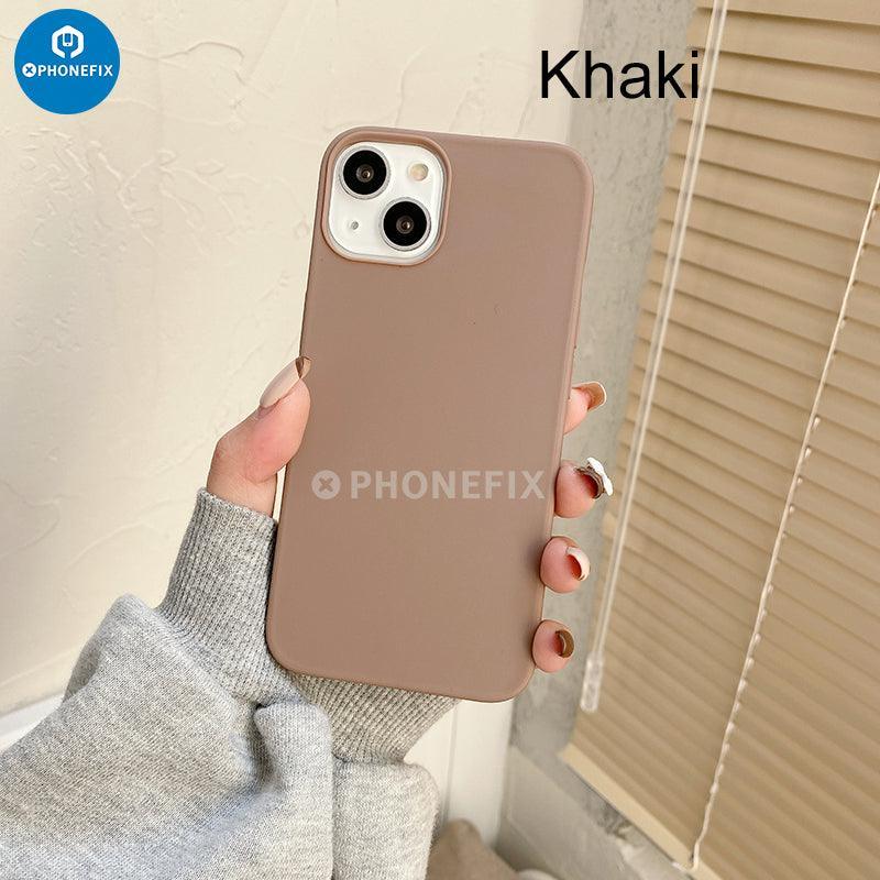 TPU Candy Color Anti-Slip Matte Phone Case For iPhone 15-15 Pro Max - Image 11