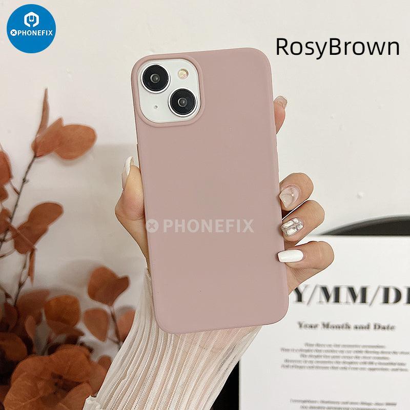 TPU Candy Color Anti-Slip Matte Phone Case For iPhone 15-15 Pro Max - Image 13