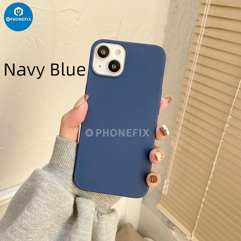 TPU Candy Color Anti-Slip Matte Phone Case For iPhone 15-15 Pro Max - Image 16