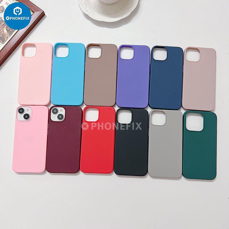 TPU Candy Color Anti-Slip Matte Phone Case For iPhone 15-15 Pro Max - Image 3