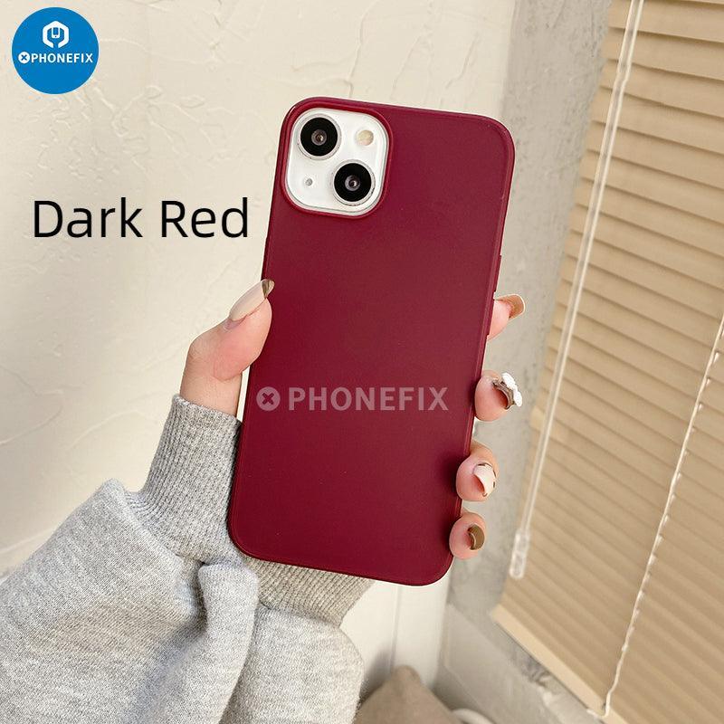 TPU Candy Color Anti-Slip Matte Phone Case For iPhone 15-15 Pro Max - Image 8