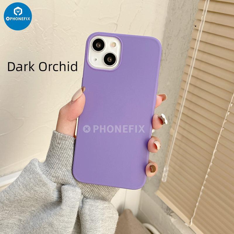 TPU Candy Color Anti-Slip Matte Phone Case For iPhone 15-15 Pro Max - Image 9