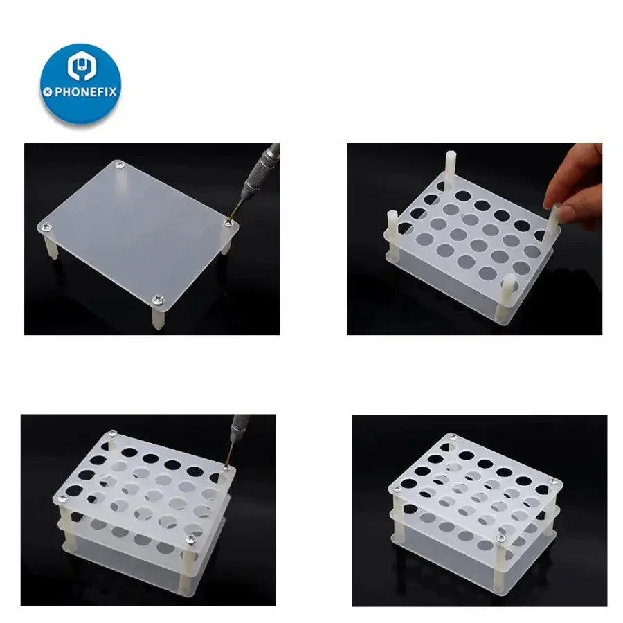 Transparent Acrylic Screwdriver Storage Rack Repair Asistant Tool - Image 2