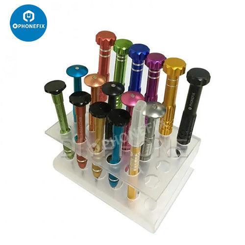 Transparent Acrylic Screwdriver Storage Rack Repair Asistant Tool - Image 6