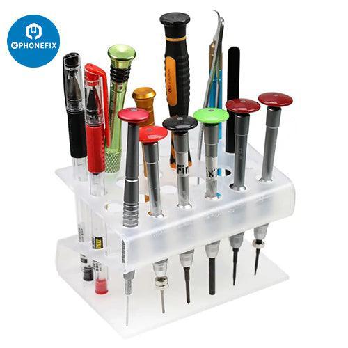 Transparent Acrylic Screwdriver Storage Rack Repair Asistant Tool - Image 8