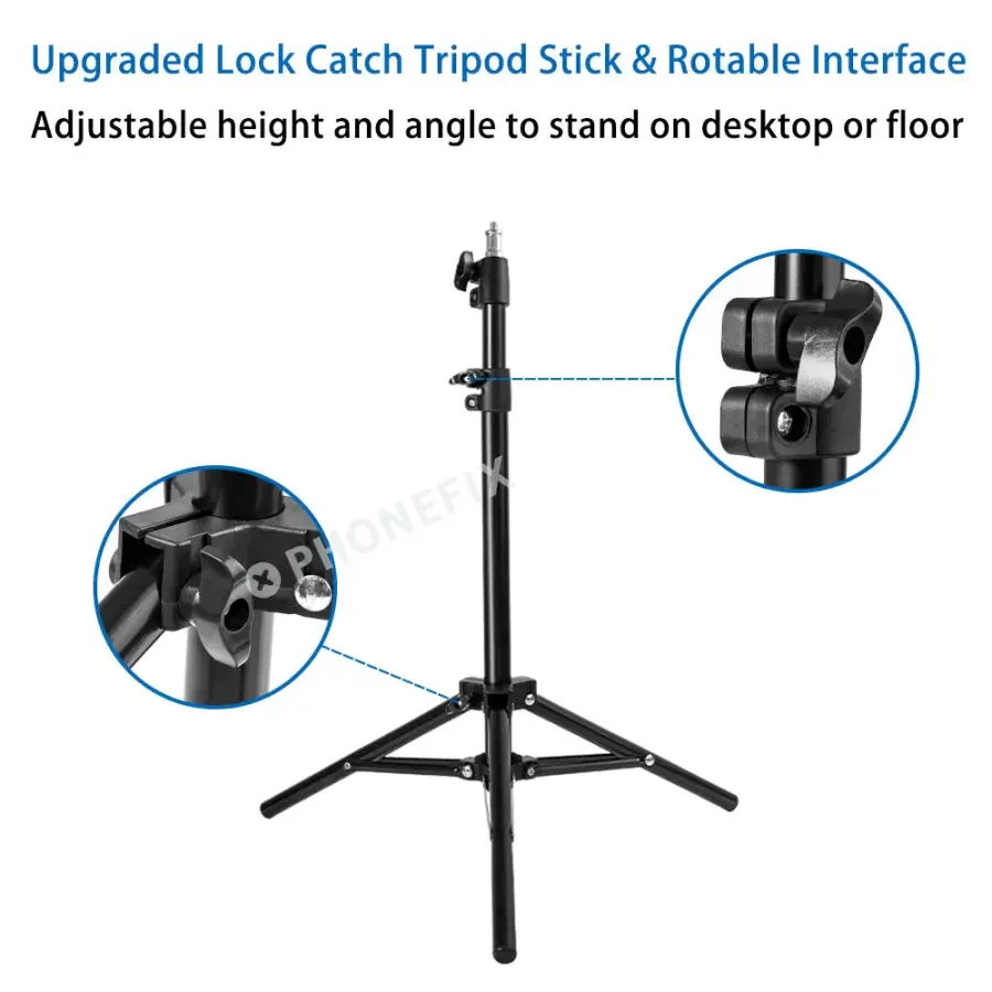 Tripod Stand Phone Camera Holder For Live Streaming Photography - Image 16