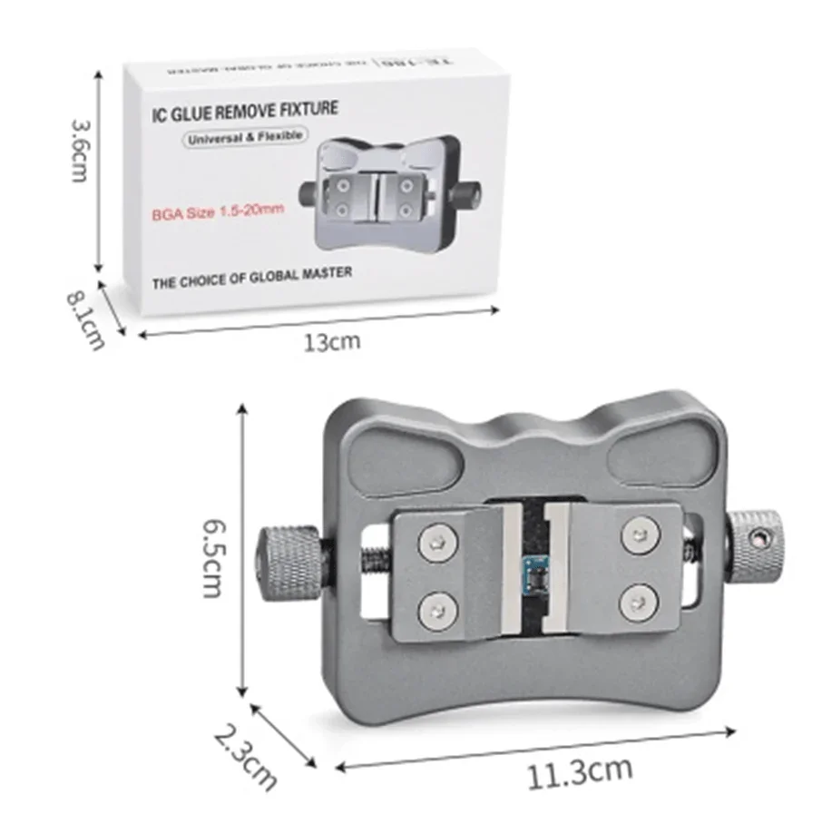 TUOLI TL-15A universal IC Glue Remove Fixture For 1.5-20MM Chip Repair - Image 14