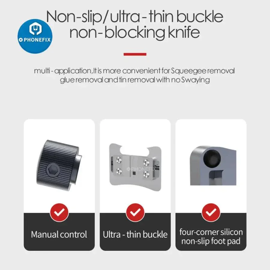 TUOLI TL-15A universal IC Glue Remove Fixture For 1.5-20MM Chip Repair - Image 6