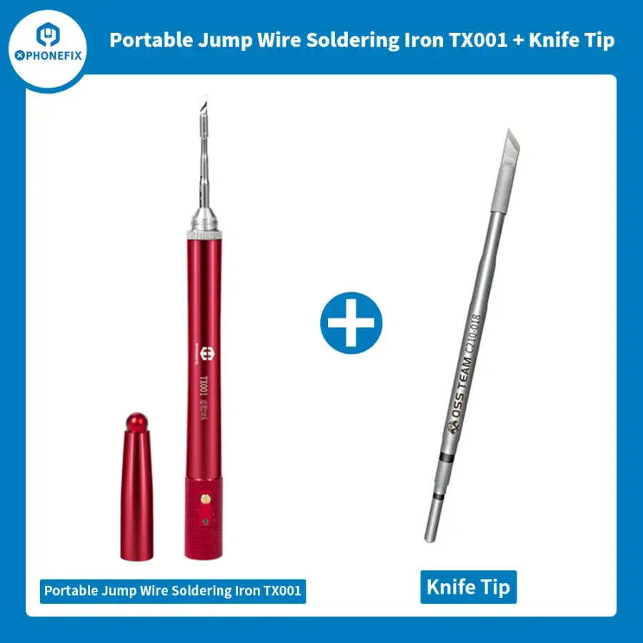 TX001 Portable Jump Wire Soldering Iron T210 Welding Iron Tips - Image 13