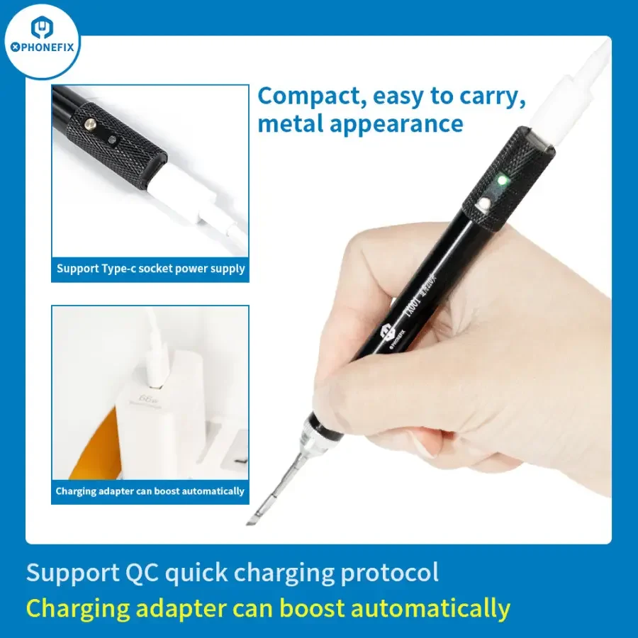 TX001 Portable Jump Wire Soldering Iron T210 Welding Iron Tips - Image 2