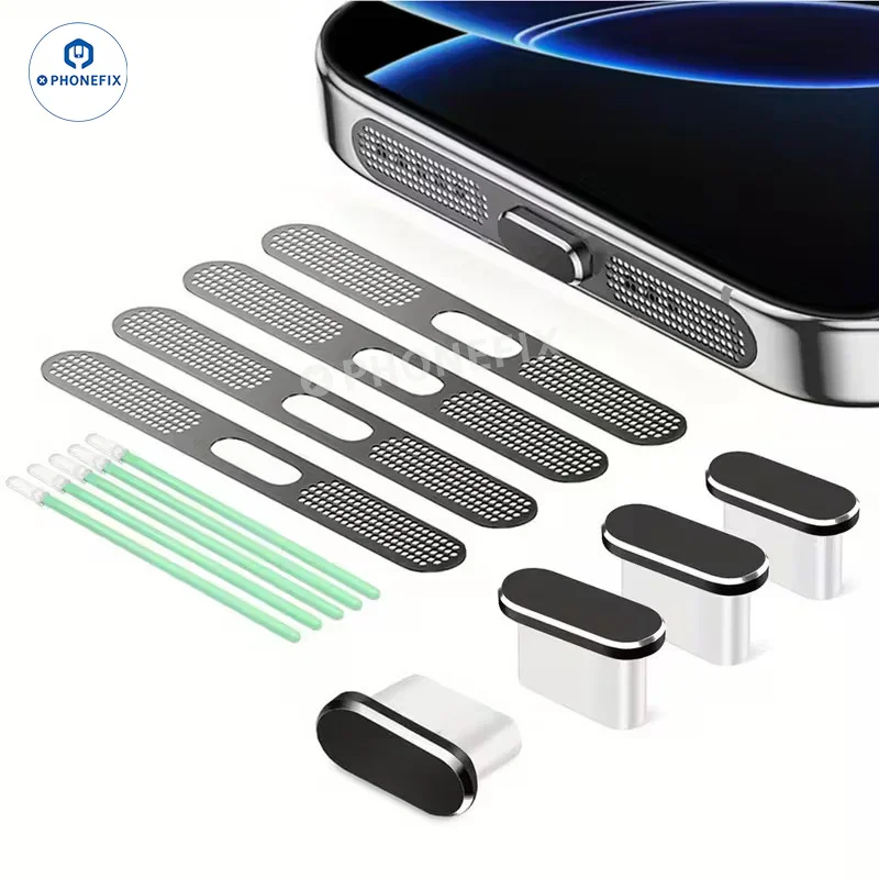 Type-C Dust Plug Speaker Dustproof Net for iPhone 17/16/15 Android - Image 2