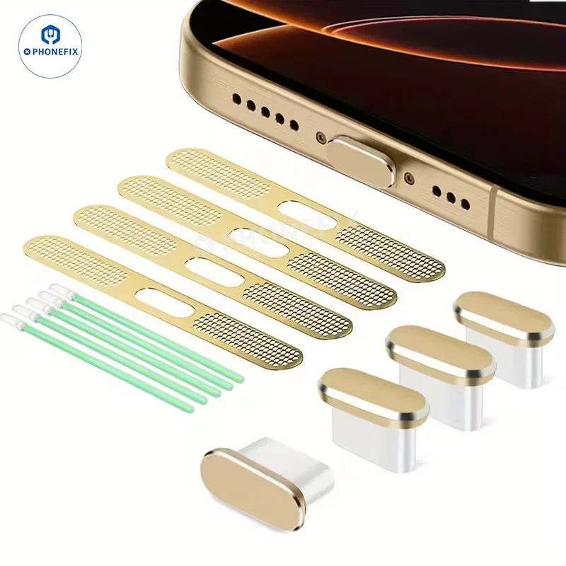 Type-C Dust Plug Speaker Dustproof Net for iPhone 17/16/15 Android - Image 3