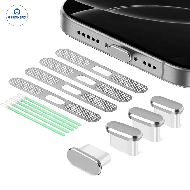 Type-C Dust Plug Speaker Dustproof Net for iPhone 17/16/15 Android - Image 4