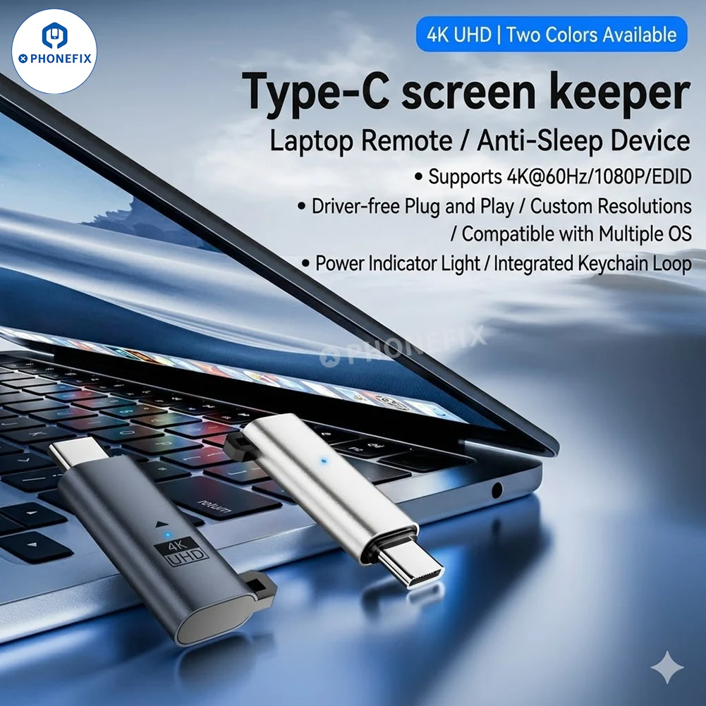 Type-C Graphics Card 4K UHD Virtual Display Adapter EDID  Emulator - Image 4