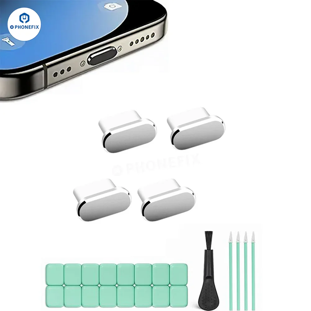 Type-C Port Cleaning Brush Kit for iPhone 15-17 Pro Max Android Phone - Image 3