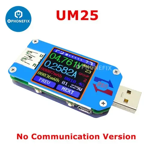 UM34C UM25C UM24C Color LCD Display USB Voltage Tester - Image 5