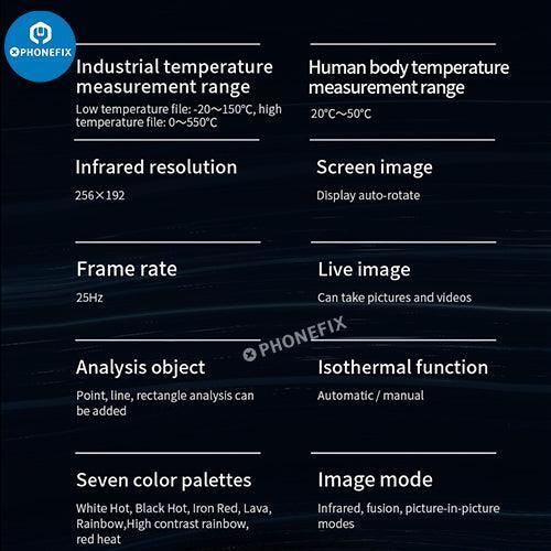 UNI-T Thermal Imager Smart Phone PCB Circuit Test Repair Tool - Image 16