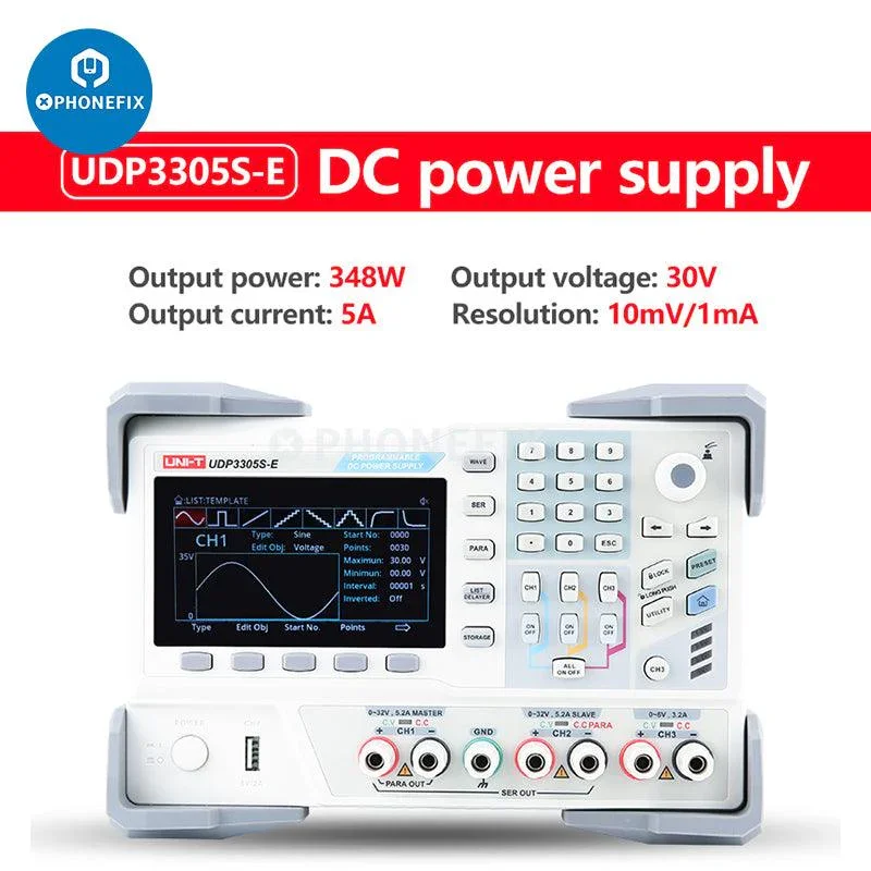 UNI-T UDP3000S Series DC Power Supply 30V 5A Voltage Regulator - Image 4