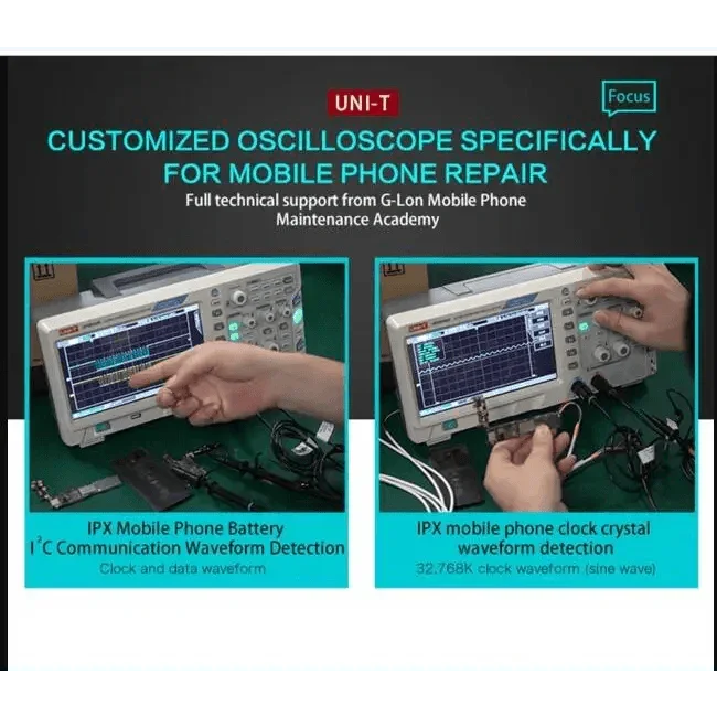 UNI-T UPO8102S Soldering Repair Dedicated Oscilloscope 2 Channels - Image 6