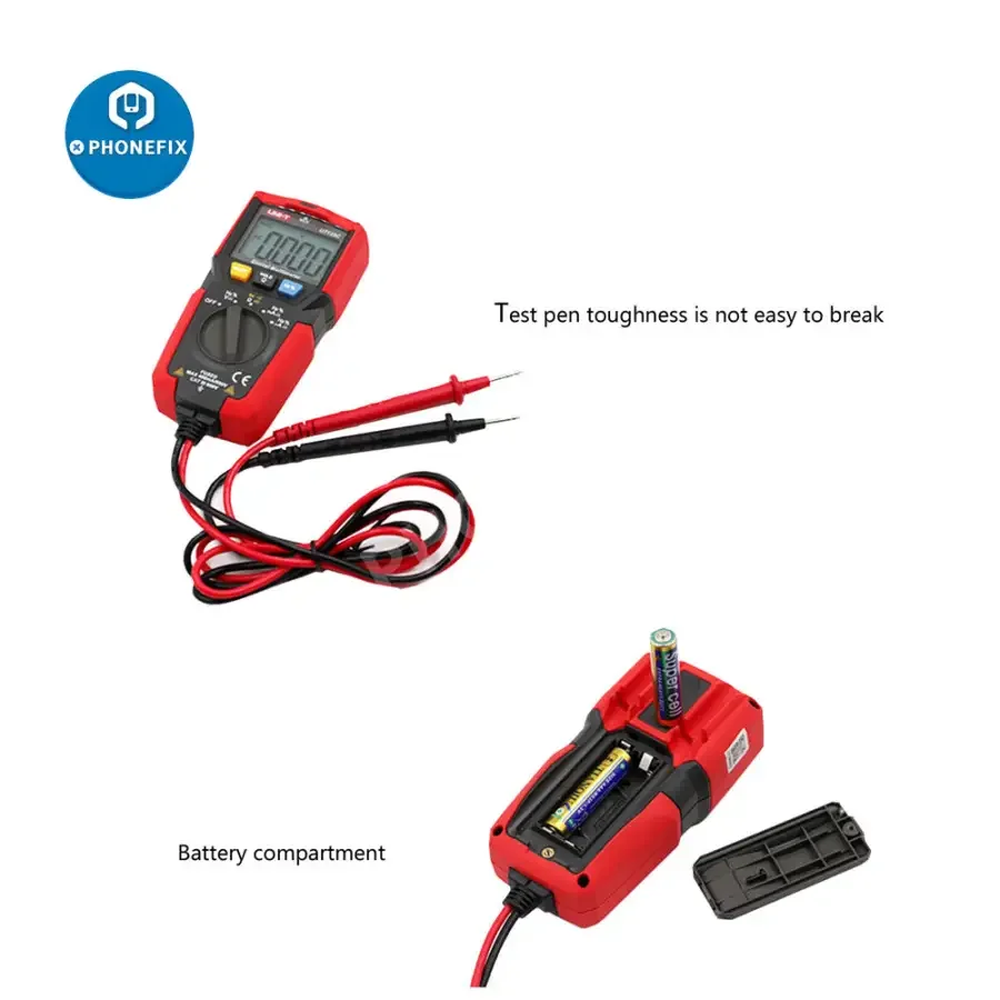 UNI-T UT125C Mini Digital Multimeter Capacitance Resistance Tester - Image 2