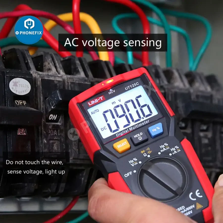 UNI-T UT125C Mini Digital Multimeter Capacitance Resistance Tester - Image 3