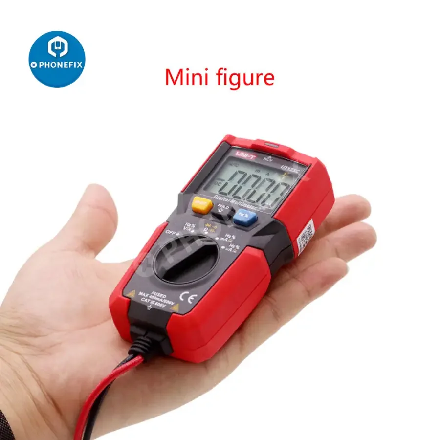 UNI-T UT125C Mini Digital Multimeter Capacitance Resistance Tester - Image 7