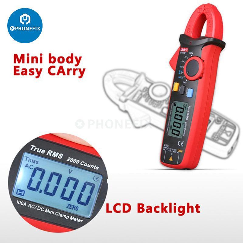 UNI-T UT210E Digital Clamp Meter AC DC Current Voltage Tester - Image 5