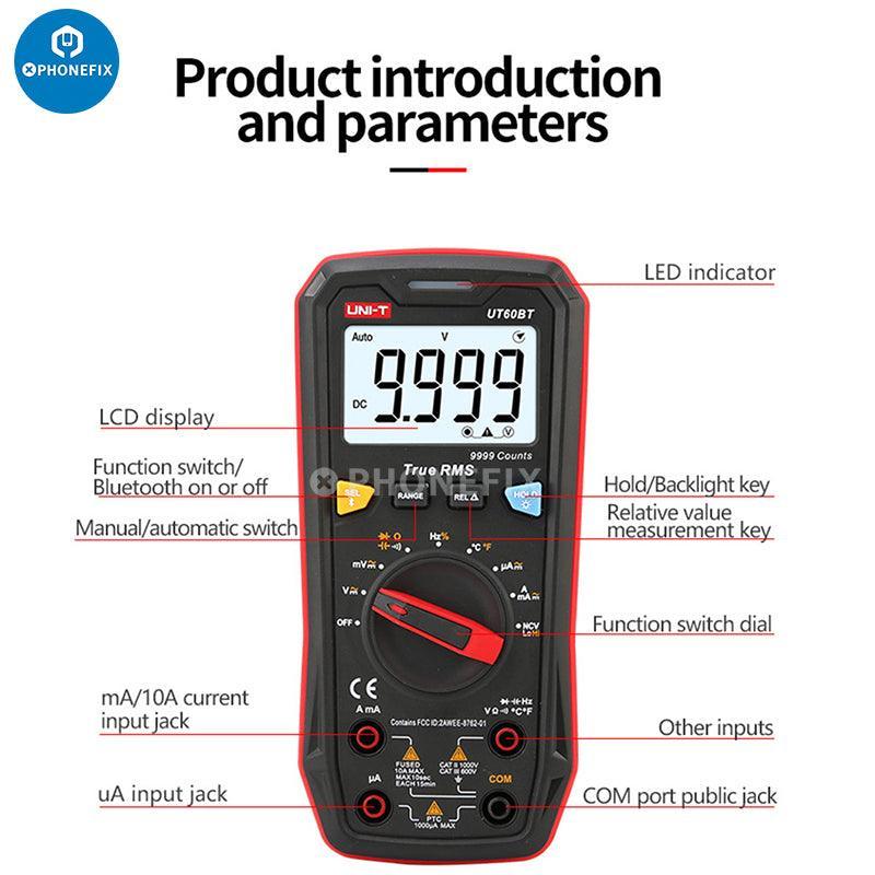 UNI-T UT60 Series Digital Multimeter AC/DC Current Voltage Meter - Image 8